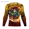 Camisa Manga Longa Exclusiva Tanjiro Flame Circle Mangá