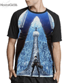 Camisa Raglan Attack on Titan Estampa Total Frente MOD.4