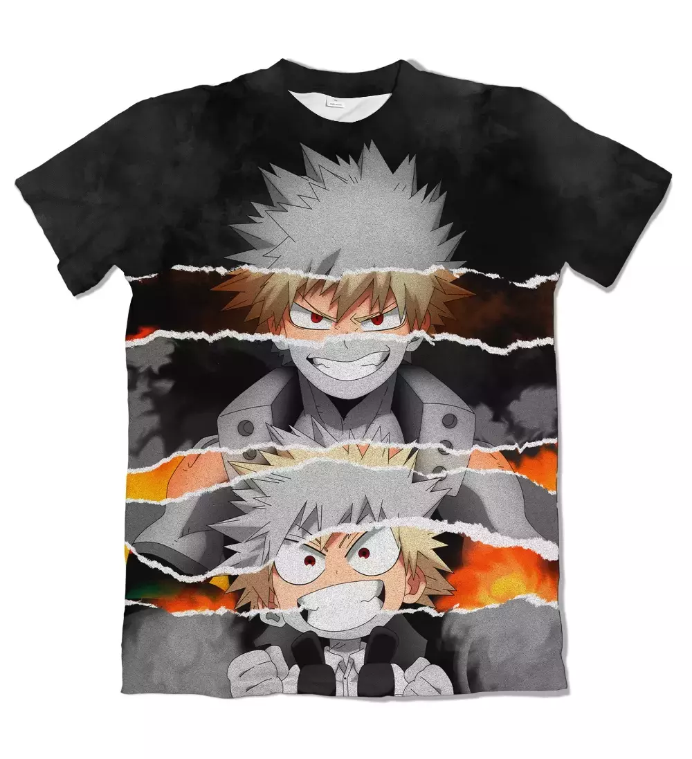 Camisa Boku no Hero Academia Katsuki Bakugo