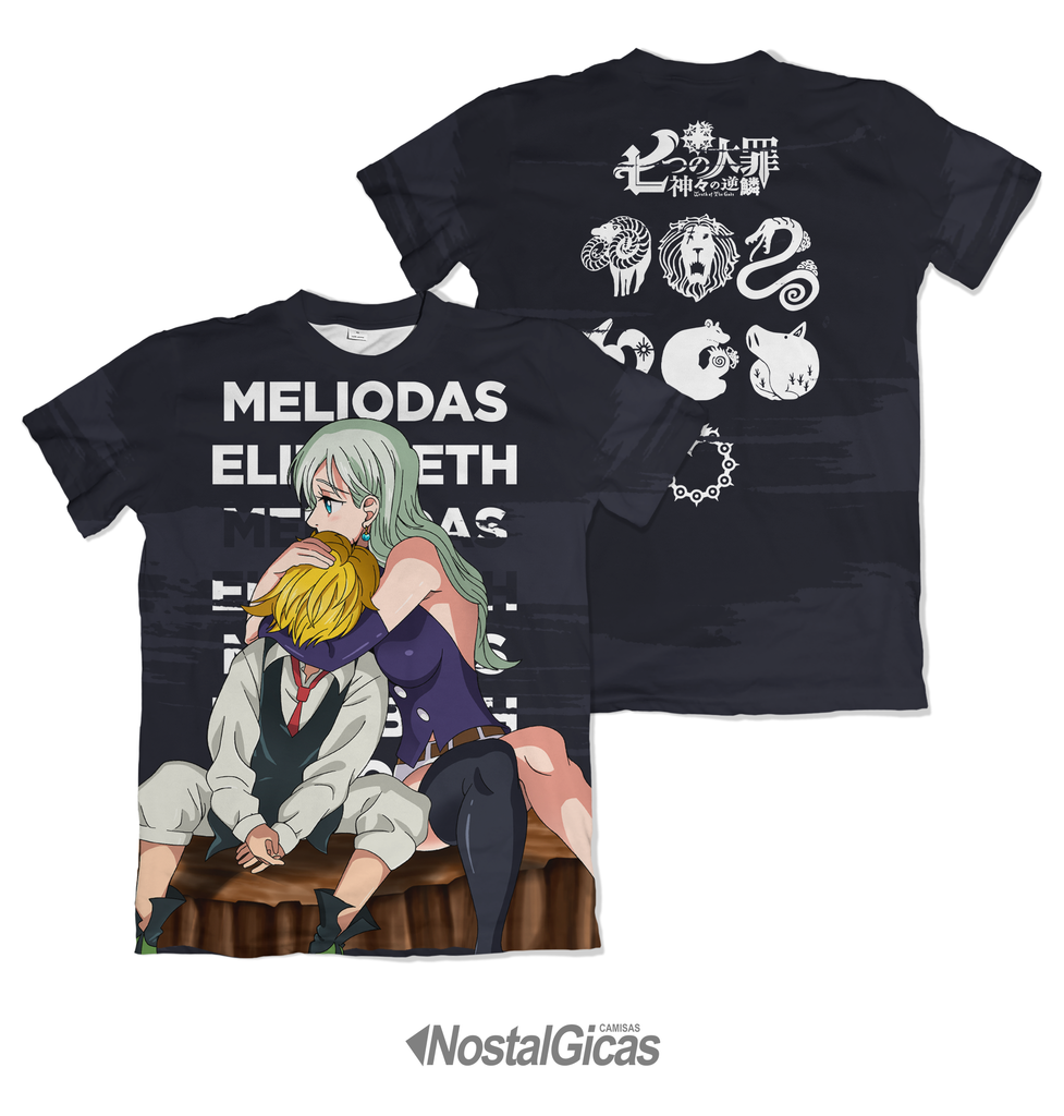 Camiseta Anime Nanatsu no Taizai Meliodas - Regata