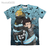 Camisa Exclusiva Shinra Kusakabe e Arthur Boyle - Mangá - Z01