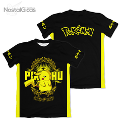 Camisa Pikachu - Pokémon - Black Edition