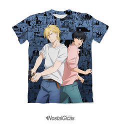 Camisa Exclusiva Ash Lynx e Eiji Okumura Mangá