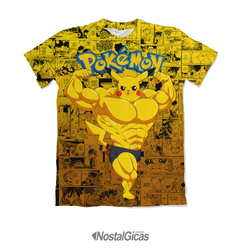 Camisa Exclusiva Pikachu Body Builder - Mangá