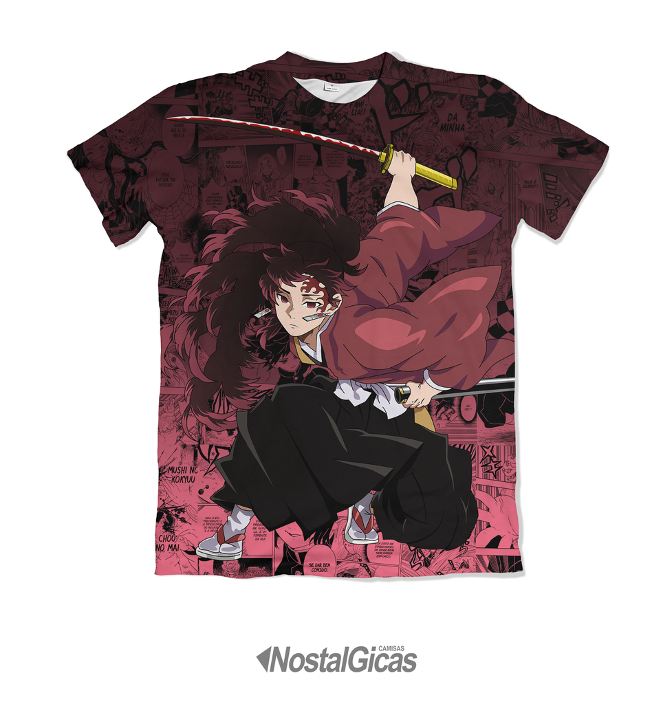 Camisa Exclusiva Yoriichi Tsugikuni Mangá