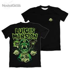 Camisa Luigi's Mansion - Black Edition
