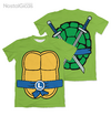 Camisa Uniforme - Leonardo - Tartarugas Ninja