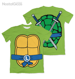 Camisa Uniforme - Leonardo - Tartarugas Ninja