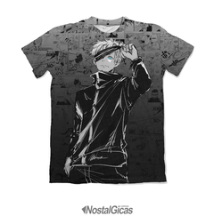 Camisa Exclusiva Satoru Gojo Mangá - Grey