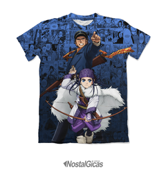 Camisa Exclusiva Asirpa e Saichi Sugimoto - Mangá Blue