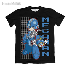 Camisa Mega Man - Black Edition
