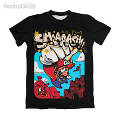 Camisa Super Mario - Black Edition - Smaaash!!