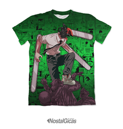 Camisa Exclusiva Chainsaw Man Mangá - V.2