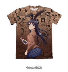 Camisa Exclusiva Mai Sakurajima - Bunny Girl Mangá - V.02