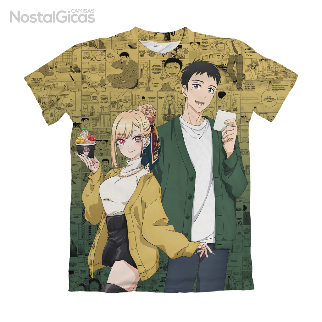 Camisa Exclusiva Satoru Gojo Mangá