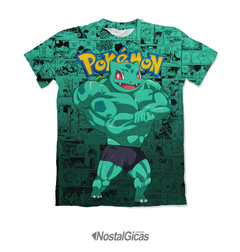 Camisa Exclusiva Bulbasaur Body Builder - Mangá