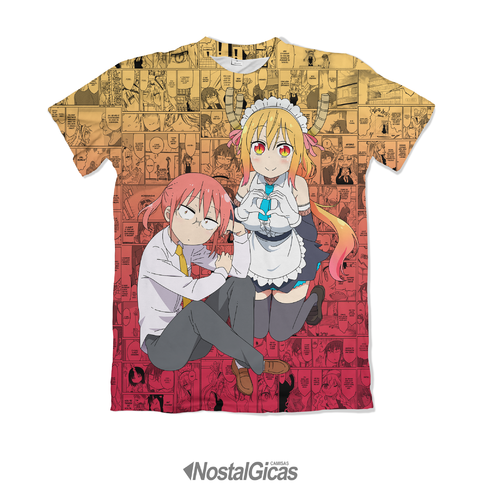 Camisa Exclusiva Kobayashi e Tohru - Kobayashi-san Chi no Maid Dragon