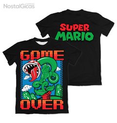 Camisa Super Mario - Game Over