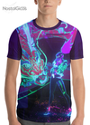 Camisa Akali K/DA - Smoke