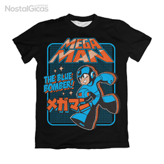 Camisa Mega Man - Black Edition - The Blue Bomber
