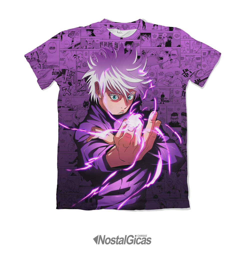 Camisa Exclusiva Satoru Gojo Mangá