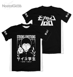 Camisa Strong Emotions - MOB PSYCHO 100 - Black Edition