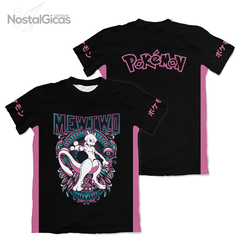 Camisa Mewtwo - Pokémon - Black Edition
