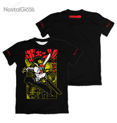 Camisa Chainsaw Man - Red/Black