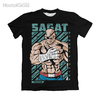 Camisa Street Fighter - Black Edition - Sagat