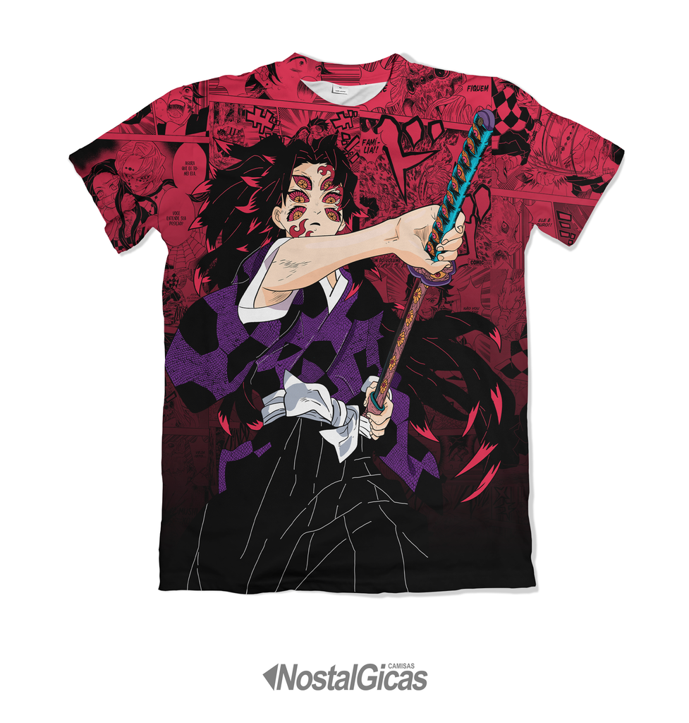 Camisa Camiseta Kokushibo Oni Kimetsu No Yaiba 3