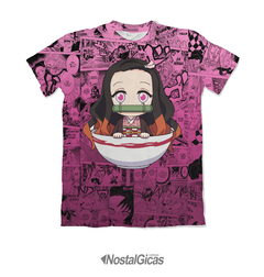 Camisa Exclusiva Nezuko Kamado Chibi Mangá