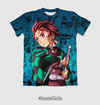 Camisa Exclusiva Tanjiro Kamado Mangá - Staring Blue