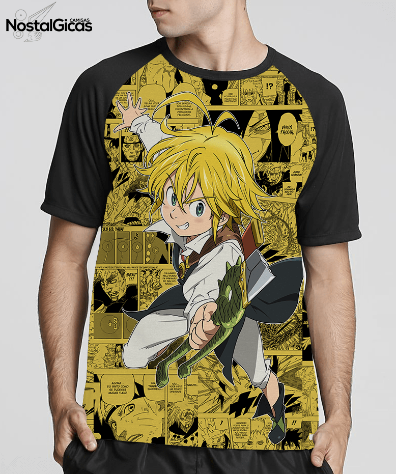 Camiseta Anime Nanatsu no Taizai Meliodas - Regata