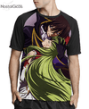 Camisa Raglan Code Geass Estampa Total Frente