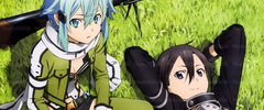 Caneca Sword Art Online - Sinon e Kirito na internet