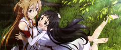 Caneca Sword Art Online - Asuna e Yui na internet
