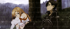 Caneca Sword Art Online - Asuna e Kirito Rainy day na internet