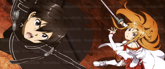 Caneca Sword Art Online - Kirito e Asuna Battle na internet