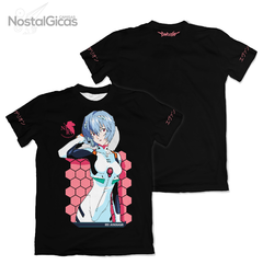 Camisa Rei Ayanami - Black Edition