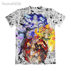 Camisa Exclusiva Fairy Tail Mangá White