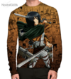 Camisa Manga Longa Mikasa Ackerman Mangá - V.4