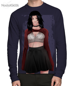 Camisa Manga Longa Street - Ninja Kunoichi da Ilusão