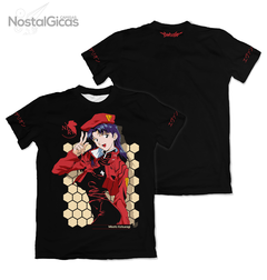 Camisa Misato Katsuragi - Evangelion - Black Edition