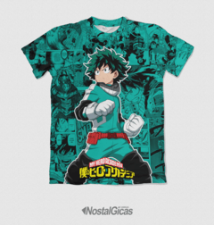 Camisa Exclusiva Midoriya Boku No Hero Mangá