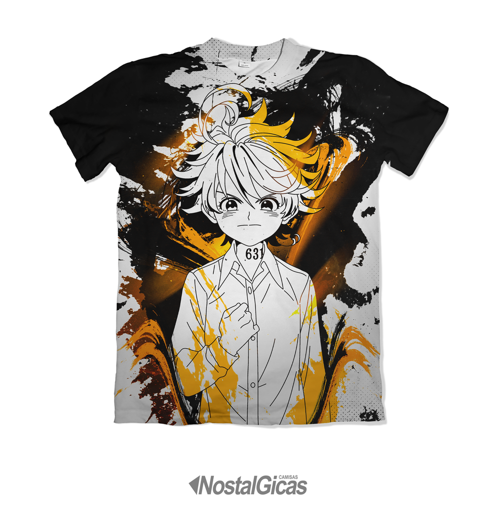 Camiseta - The Promised Neverland Emma -(Cor)