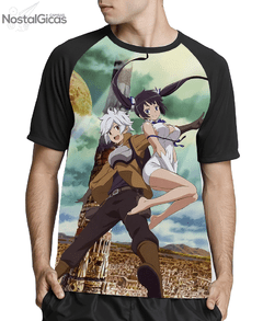 Camisa Raglan DanMachi Estampa Total Frente MOD.03