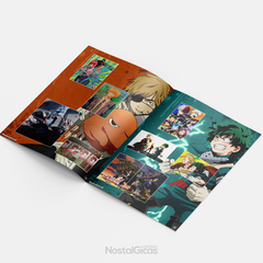 Álbum Nostálgicas Hype Animes + 10 figurinhas - comprar online