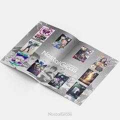 Álbum Nostálgicas Hype Animes + 10 figurinhas - Camisas de Animes e Acessórios | Camisas Nostálgicas