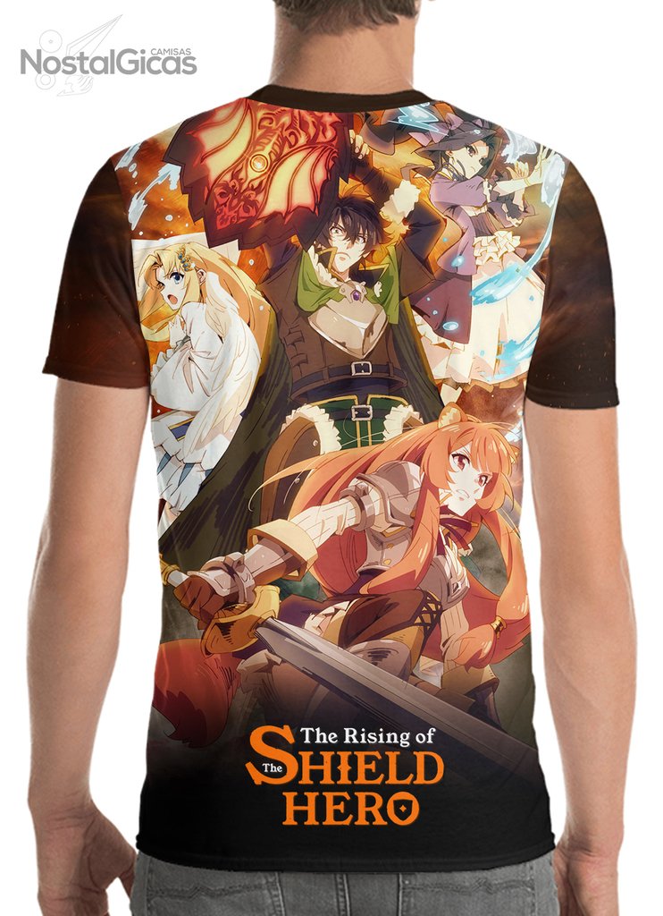 Camiseta Camisa Anime Tate no Yuusha no Nariagari + Mini Placa em Promoção  na Americanas