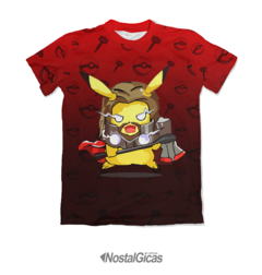 Camisa Exclusiva Pikachu Do Trovão Vingador